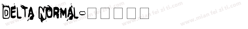 Delta Normal字体转换